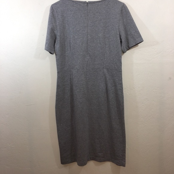 J. Crew Women’s Gray Short Sleeve Dress Size 10 - Picture 6 of 8